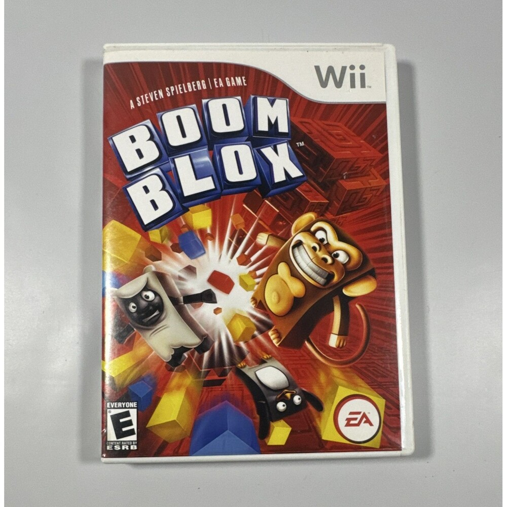 EA Boom Blox Nintendo Wii E-Everyone NTSC-U/C 2008 Puzzle Multiplayer Manual